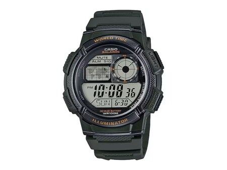 Zegarek Męski Casio WORLD TIME ILLUMINATOR (Ø 43 mm)