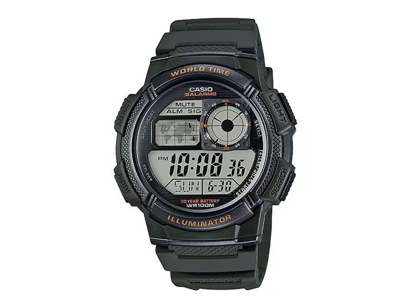 Zegarek Męski Casio WORLD TIME ILLUMINATOR (Ø 43 mm)