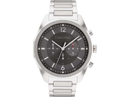 Zegarek Męski Calvin Klein 1685223 Szary Srebrzysty