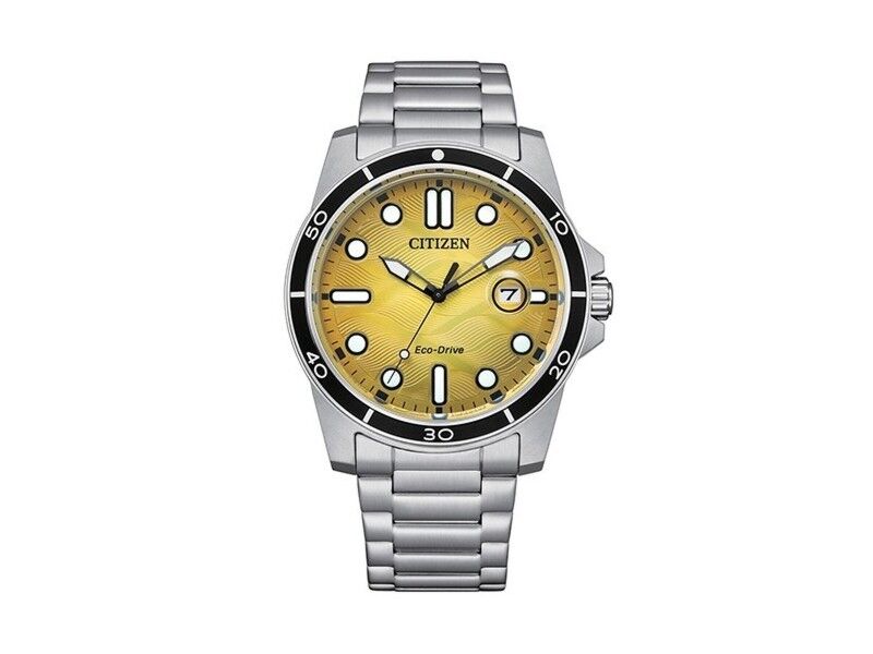 Zegarek Męski Citizen AW1816-89X Żółty Srebrzysty