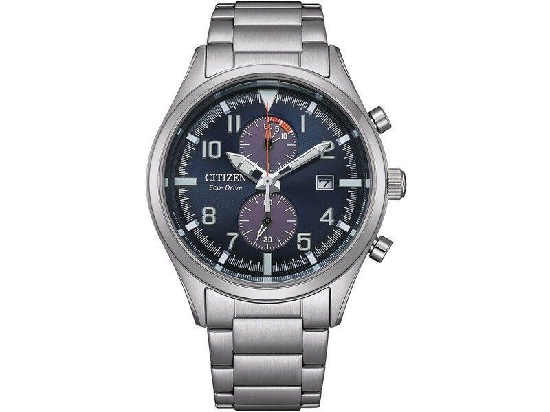 Zegarek Męski Citizen SPORT CRONO - ECO DRIVE Srebrzysty (Ø 43 mm)