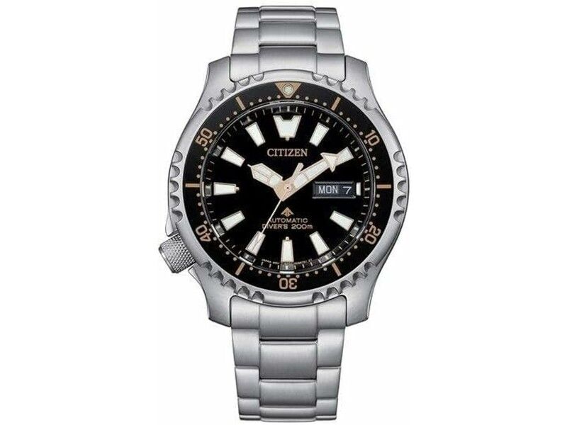 Zegarek Męski Citizen NY0160-66E Czarny Srebrzysty