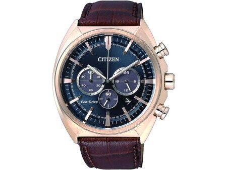 Zegarek Męski Citizen METROPOLITAN CRONO - ECO DRIVE Czarny (Ø 43 mm)