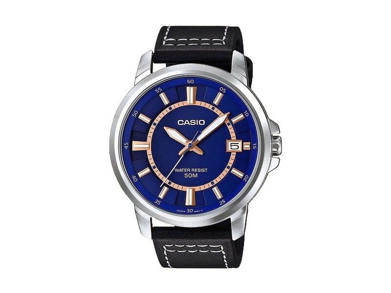 Zegarek Męski Casio ENTICER GENT Czarny (Ø 47 mm)