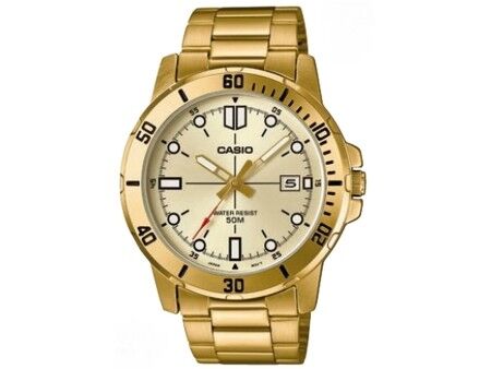 Zegarek Męski Casio DIVER Złoty (Ø 45 mm)