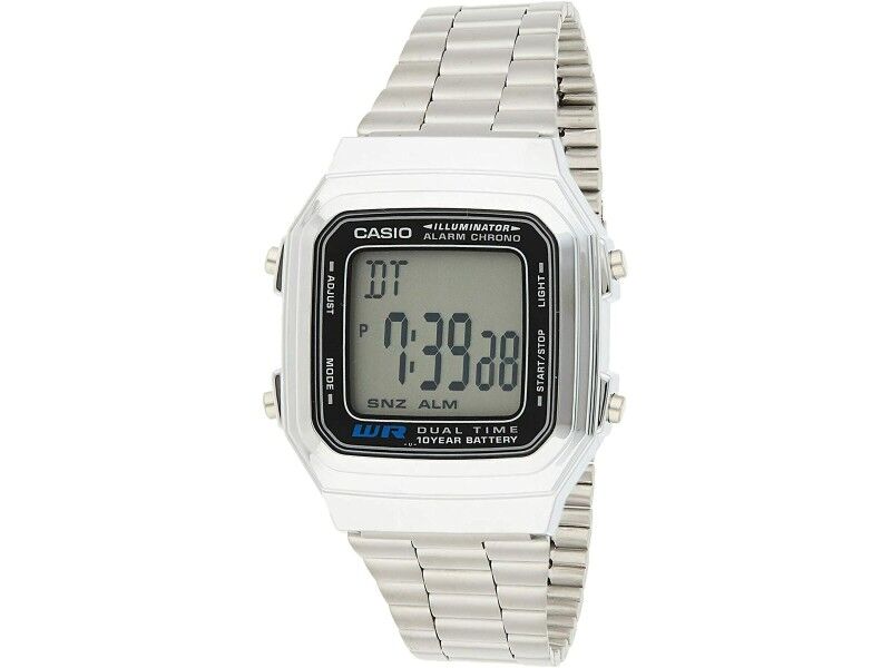 Zegarek Unisex Casio VINTAGE Czarny Srebrzysty (Ø 32 mm) (Ø 34 mm)