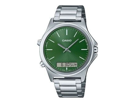 Zegarek Męski Casio COLLECTION Kolor Zielony Srebrzysty (Ø 41,5 mm)