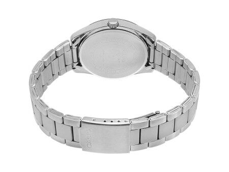 Zegarek Męski Casio DATE Czarny Srebrzysty (Ø 39 mm)