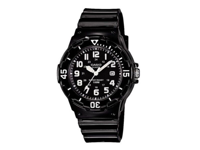 Zegarek Damski Casio LADY DIVER - FULL BLACK (Ø 34 mm)