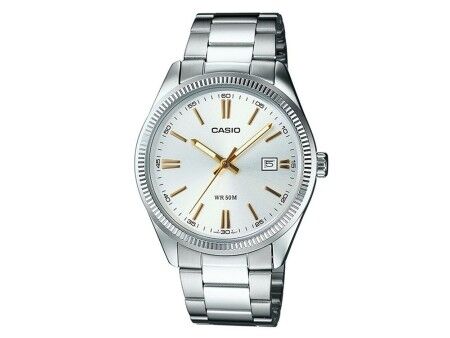 Zegarek Damski Casio LADY DATE - ARGENTEE, GOLD INDEXES (Ø 30 mm) (Ø 32 mm)