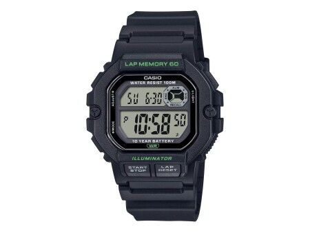 Zegarek Męski Casio ILLUMINATOR Czarny (Ø 44,5 mm)