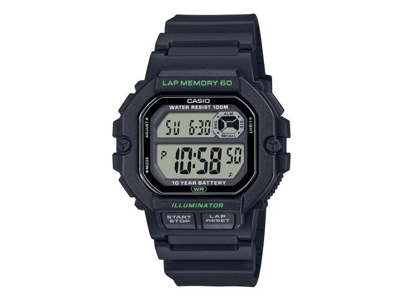 Zegarek Męski Casio ILLUMINATOR Czarny (Ø 44,5 mm)