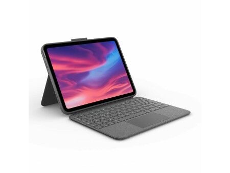 Pokrowiec na iPada + Klawiatura Logitech Combo Touch Szary Qwerty Hiszpańska