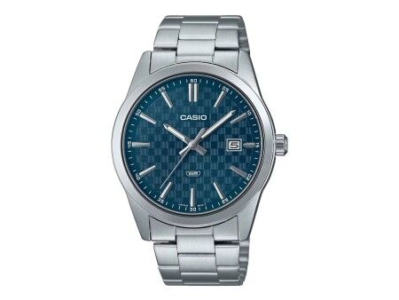 Zegarek Męski Casio DATE CARBON LOOK DIAL - PETROL BLUE (Ø 41 mm)