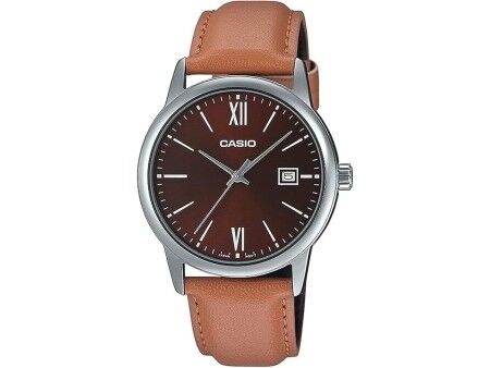 Zegarek Męski Casio DATE, LEATHER - BRONZE (Ø 37 mm)