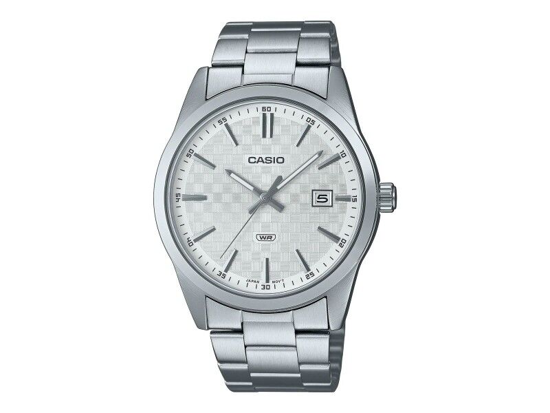 Zegarek Męski Casio DATE CARBON LOOK DIAL -SILVER (Ø 41 mm)