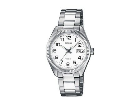 Zegarek Unisex Casio COLLECTION Biały Srebrzysty (Ø 30 mm)