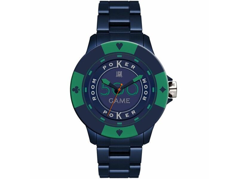 Zegarek Unisex Light Time POKER (Ø 48 mm)