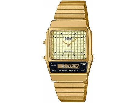 Zegarek Unisex Casio EDGY COLLECTION RETRO DIAL - GOLD (Ø 40 mm)