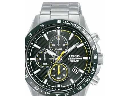 Zegarek Męski Lorus RM397HX9 Czarny Srebrzysty