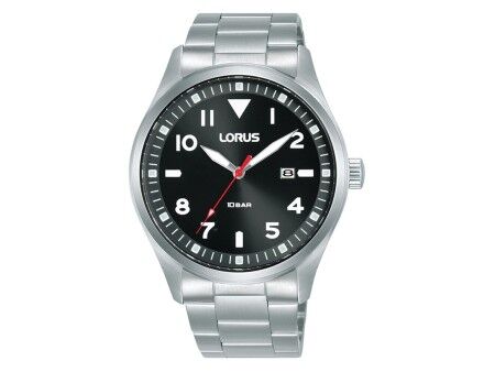 Zegarek Męski Lorus RH923QX9 Czarny Srebrzysty