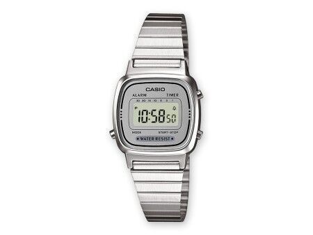 Zegarek Unisex Casio LA670WEA-7EF Szary Srebrzysty (Ø 25 mm)