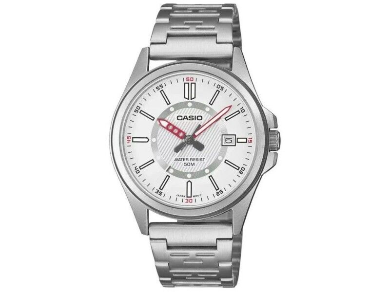 Zegarek Męski Casio ENTICER GENT Srebrzysty (Ø 40 mm)