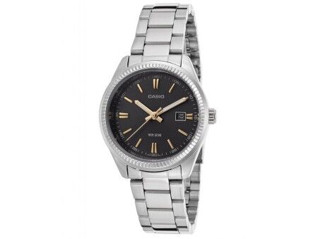 Zegarek Damski Casio DATE - BLACK, GOLD INDEXES (Ø 30 mm)