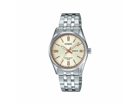 Zegarek Damski Casio LADY DAY & DATE - CHAMPAGNE (Ø 30 mm)