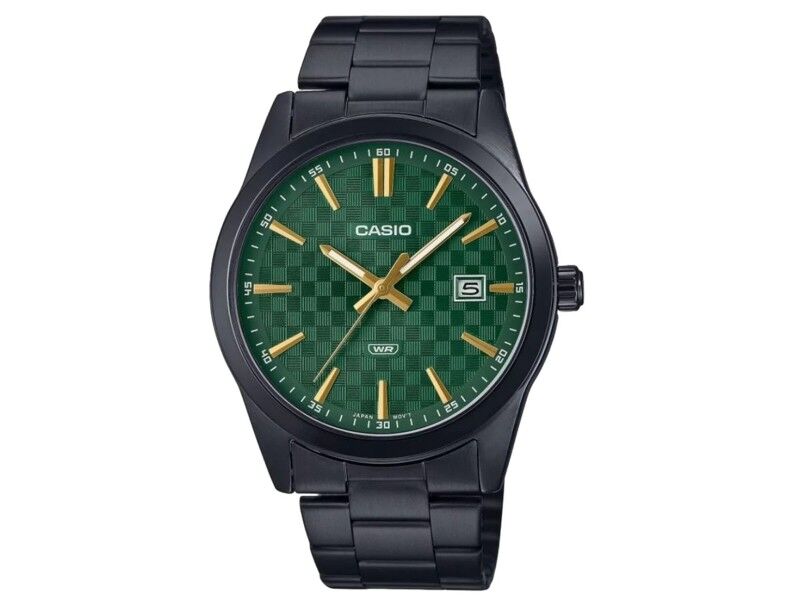 Zegarek Męski Casio STANDARD DATE - CARBON LOOK DIAL - BLACK Serie (Ø 41 mm)