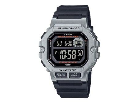 Zegarek Męski Casio ILLUMINATOR Czarny (Ø 44,5 mm)