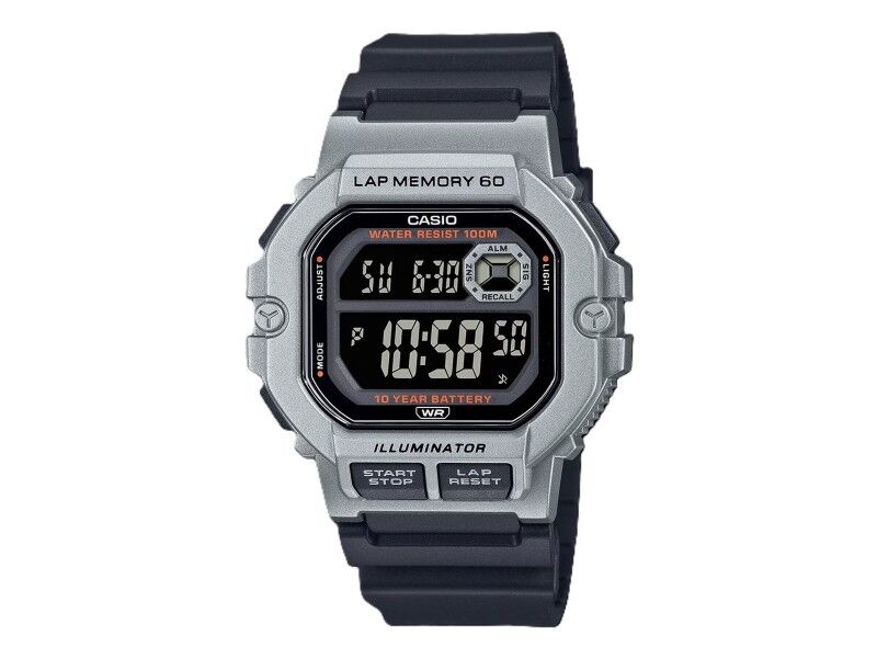 Zegarek Męski Casio ILLUMINATOR Czarny (Ø 44,5 mm)