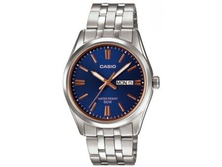 Zegarek Męski Casio DATE, BRACELET - BLUE (Ø 38 mm)