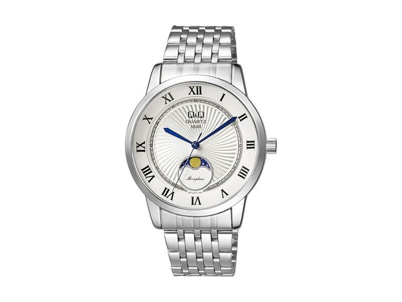 Zegarek Męski Q&Q QZ10J207Y Srebrzysty (Ø 40 mm)