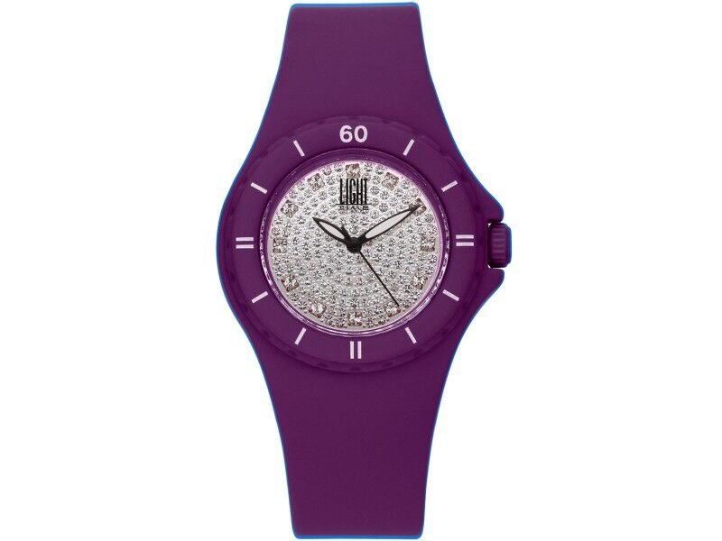 Zegarek Damski Light Time SILICON STRASS (Ø 36 mm)