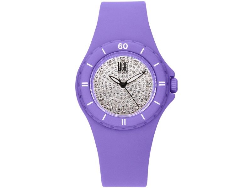 Zegarek Damski Light Time SILICON STRASS (Ø 36 mm)