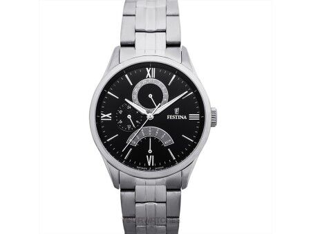 Zegarek Męski Festina F16822/4 Czarny Srebrzysty
