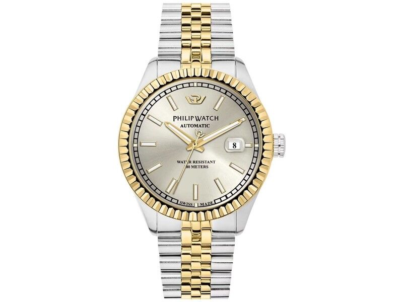 Zegarek Męski Philip Watch R8223597025 Srebrzysty