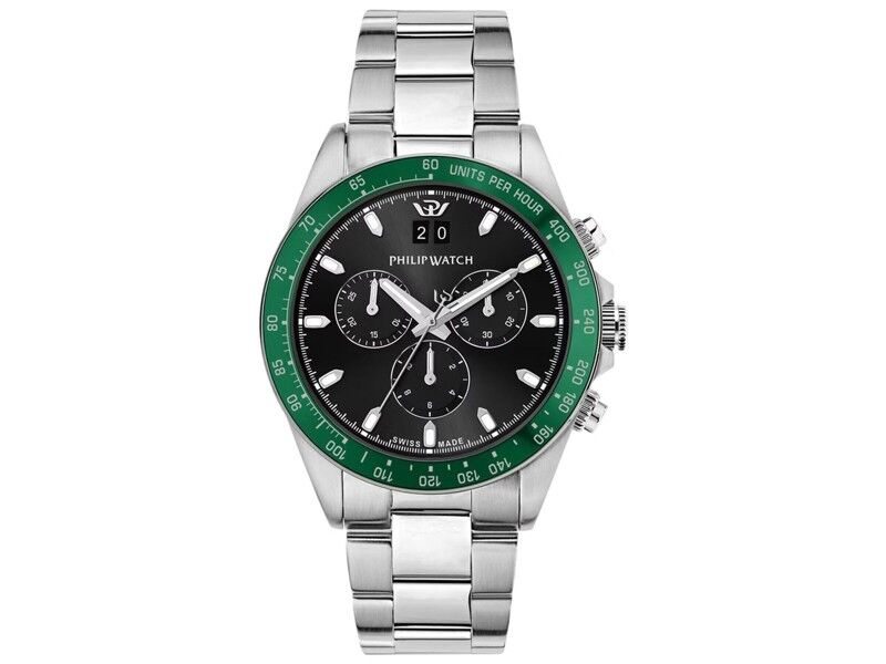 Zegarek Męski Philip Watch R8273607010 Czarny