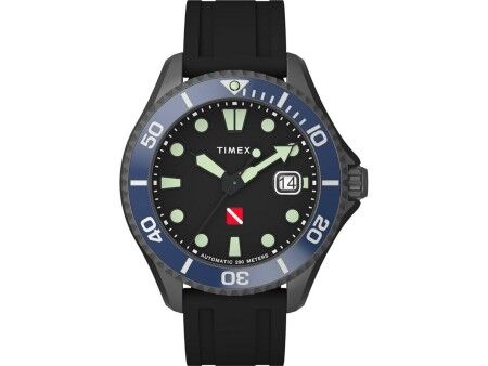 Zegarek Męski Timex DEEP WATER TIBURON AUTOMATIC Czarny (Ø 44 mm)