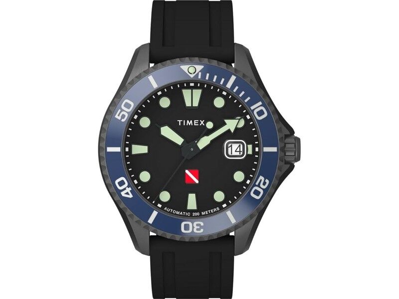 Zegarek Męski Timex DEEP WATER TIBURON AUTOMATIC Czarny (Ø 44 mm)