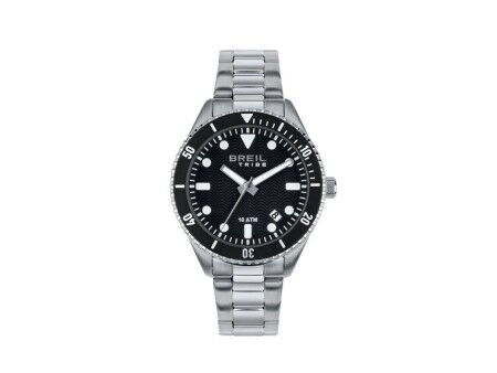 Zegarek Męski Breil EW0716 Czarny Srebrzysty (Ø 39 mm)