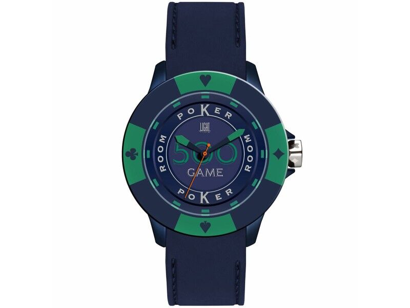 Zegarek Unisex Light Time POKER (Ø 41 mm)