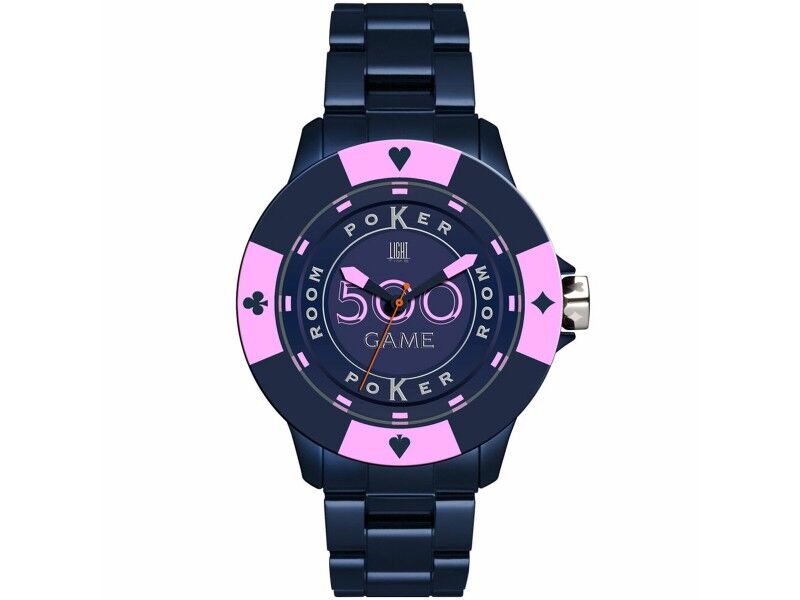 Zegarek Unisex Light Time POKER (Ø 41 mm)