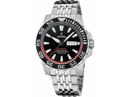 Zegarek Męski Festina F20661/3 Czarny Srebrzysty