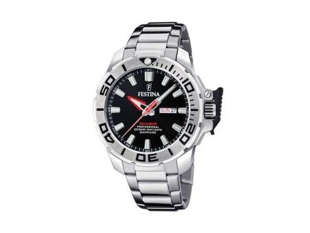 Zegarek Męski Festina F20665/4 Czarny Srebrzysty (Ø 34 mm)