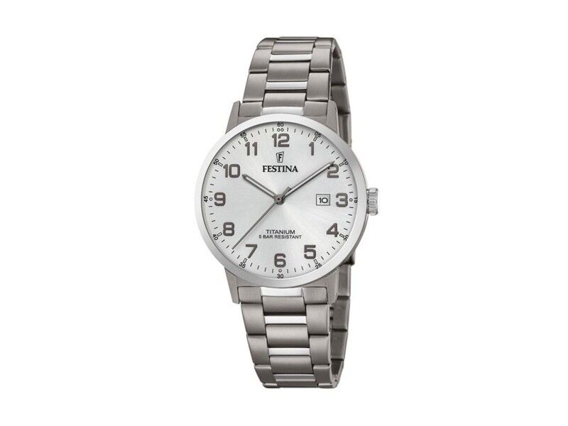 Zegarek Męski Festina F20435_1 Srebrzysty