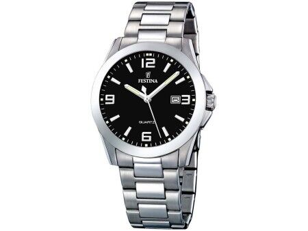 Zegarek Męski Festina F16376/4 Czarny Srebrzysty (Ø 40 mm)