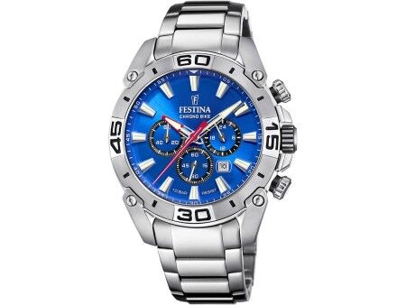 Zegarek Męski Festina F20543/2 Szary Srebrzysty