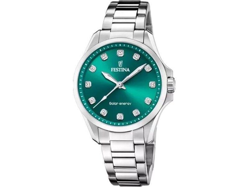 Zegarek Męski Festina F20654/3 Kolor Zielony Srebrzysty